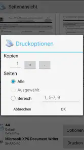 PrinterShare Mobiles Drucken screenshot