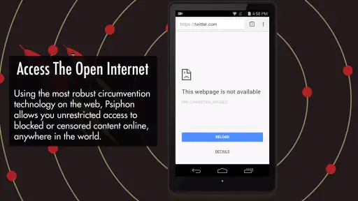 Psiphon VPN: Freiheit online screenshot