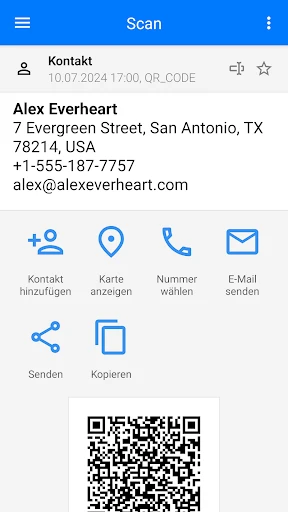 QR & Barcode Scanner (Deutsch) screenshot