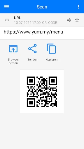 QR & Barcode Scanner (Deutsch) screenshot