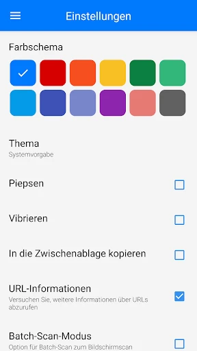 QR & Barcode Scanner (Deutsch) screenshot