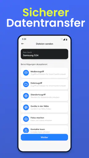 SmartSwitch – Daten übertragen screenshot