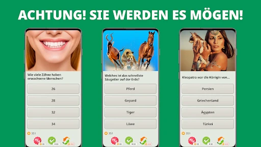 QuizzLand Allgemeinwissen Quiz screenshot