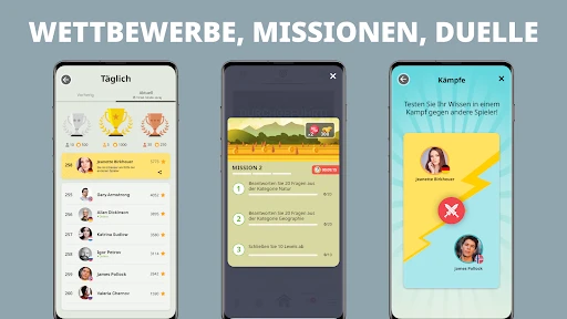 QuizzLand Allgemeinwissen Quiz screenshot