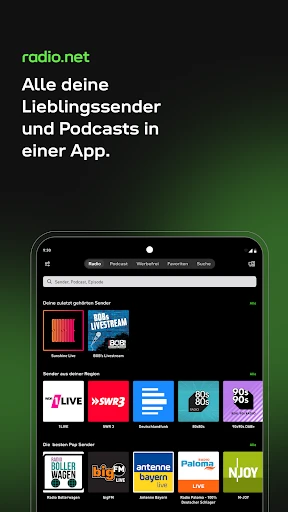 radio.de - Radio und Podcast screenshot
