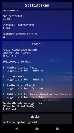 Radiowecker + screenshot