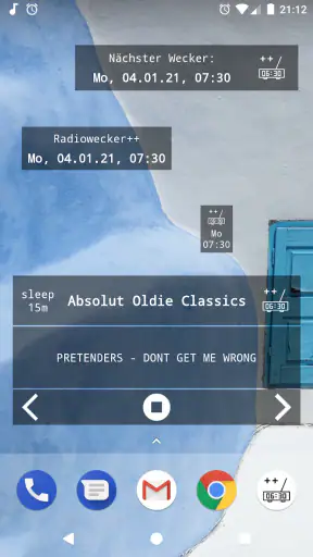Radiowecker + screenshot