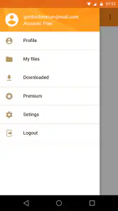 Rapidgator.net Dateimanager screenshot