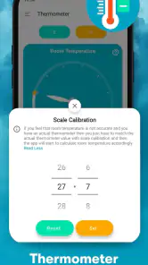 Raumtemperatur-Thermometer screenshot