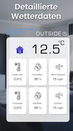 Raumtemperatur-Thermometer screenshot