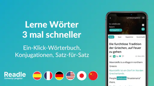 Readle (ex—Langster) Sprachen screenshot
