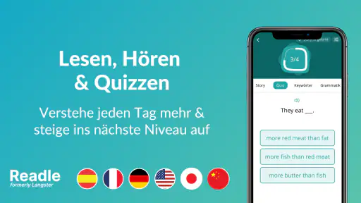 Readle (ex—Langster) Sprachen screenshot