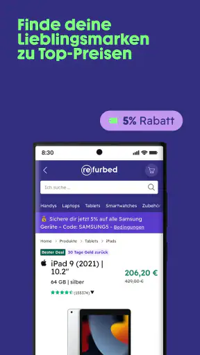 Refurbed Tech kaufen online screenshot
