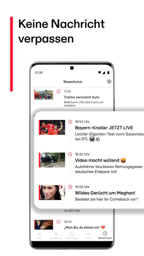 RTL.de: News, Stories & Videos screenshot