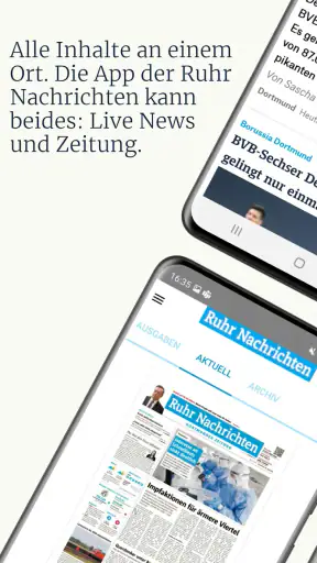 Ruhr Nachrichten screenshot