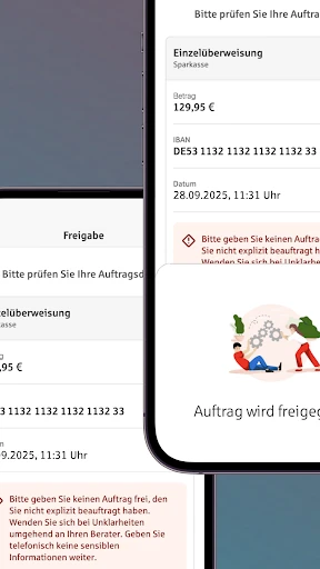 S-pushTAN - sichere Freigaben screenshot