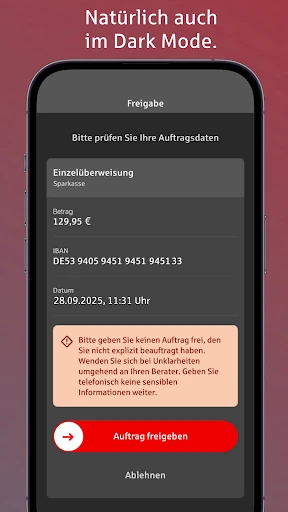 S-pushTAN - sichere Freigaben screenshot