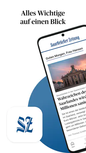 Saarbrücker Zeitung screenshot