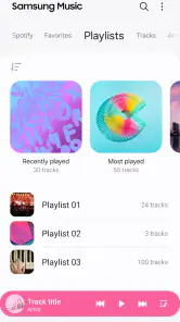 Samsung Music screenshot