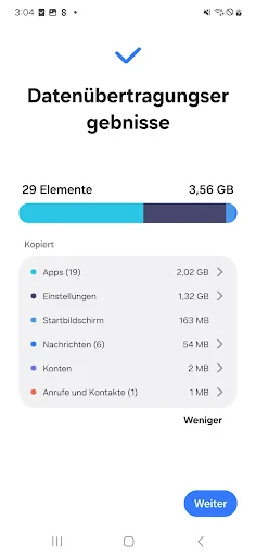 Samsung Smart Switch Mobile screenshot