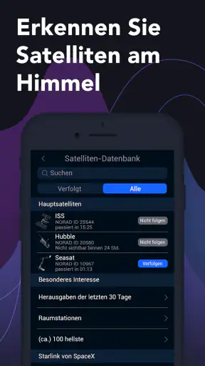 Satellite Tracker by Star Walk screenshot