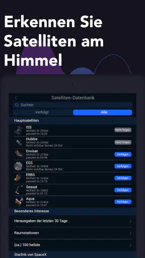 Satellite Tracker by Star Walk screenshot