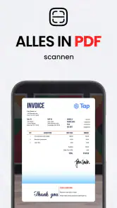 Scan zu PDF App - TapScanner screenshot