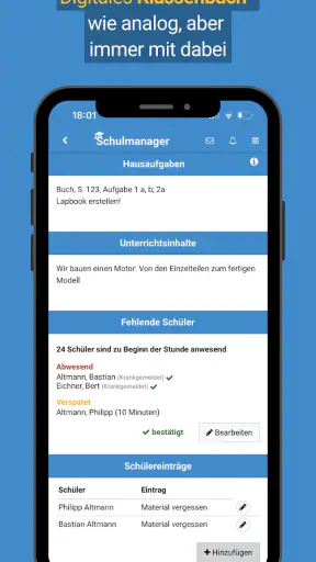 Schulmanager Online screenshot