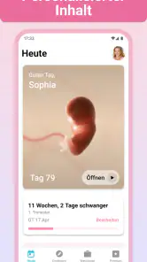 Schwangerschaft + Tracker-App screenshot