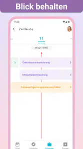 Schwangerschaft + Tracker-App screenshot