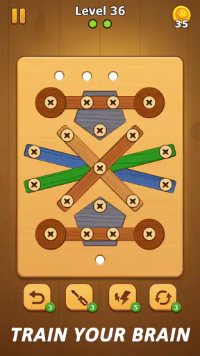 Screw Nuts - Wood Bolts screenshot