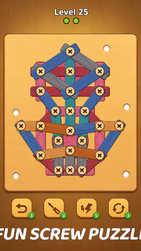 Screw Nuts - Wood Bolts screenshot
