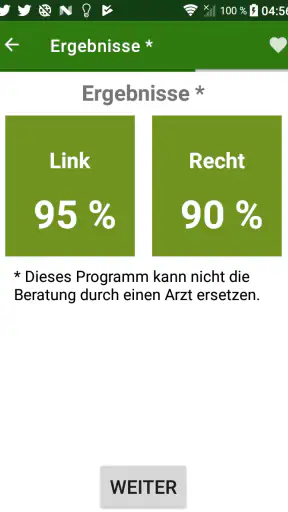 Sehtest screenshot