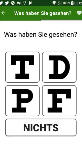 Sehtest screenshot