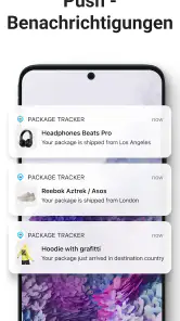 Sendungsverfolgung - paket app screenshot