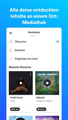 Shazam: Finde Musik, Konzerte screenshot