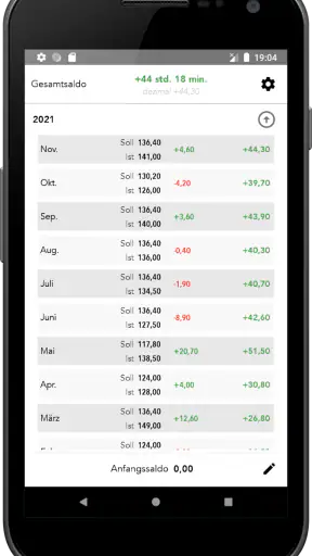 ShiftCal+ Dienstplan Kalender screenshot