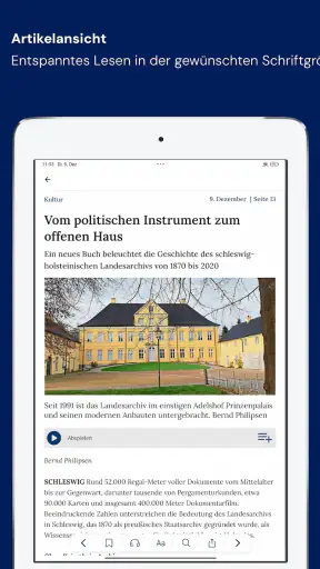 shz E-Paper screenshot