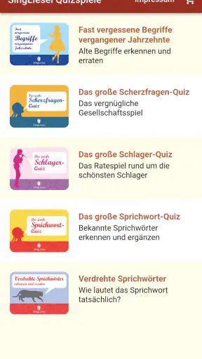 SingLiesel Quizspiele screenshot