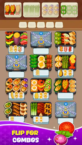 Skewer Jam: Food Sort screenshot