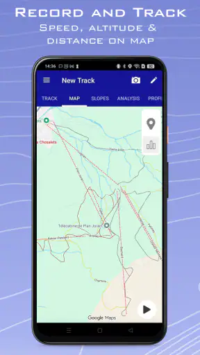 Ski Tracks Lite & Karte GPS screenshot