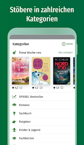 Skoobe: Bücher lesen und hören screenshot