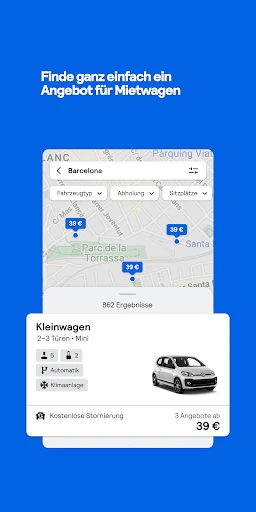 Skyscanner Flüge Hotels Autos screenshot