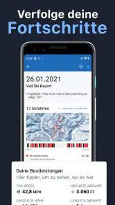 Slopes: Ski & Snowboard Fahren screenshot