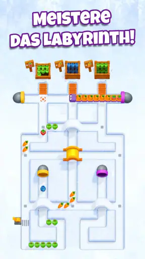 Snacky Dash: Food Maze Puzzle screenshot