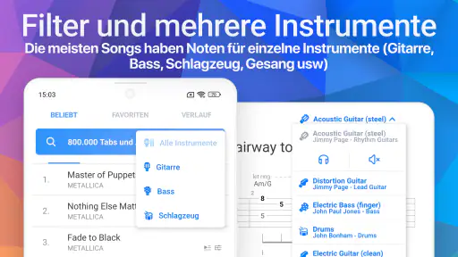 Songsterr Gitarren Tabs/Akkor. screenshot