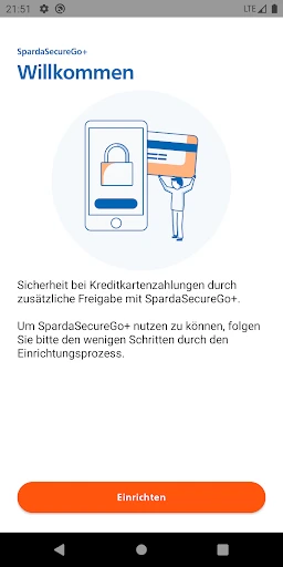 SpardaSecureGo+ screenshot