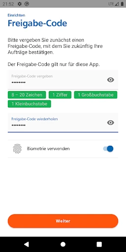 SpardaSecureGo+ screenshot