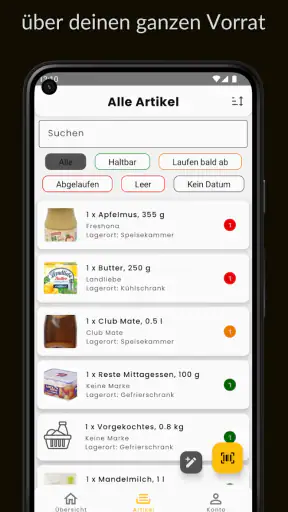 Smantry – Speisekammer App screenshot