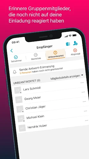 Spond; Mannschaftsorganisation screenshot